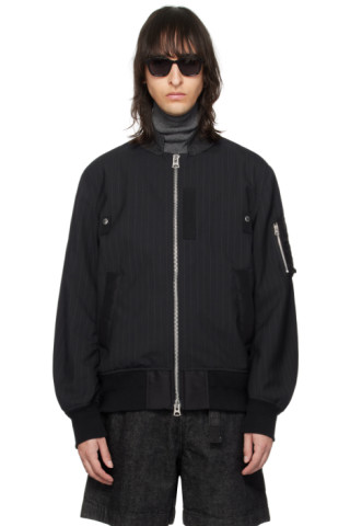 Swallows ボンバージャケット XL ネイビー Big Quilt Zipped Bomber Jacket Mens / ビッグ キルト ジップド