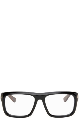 gucci black rectangular glasses