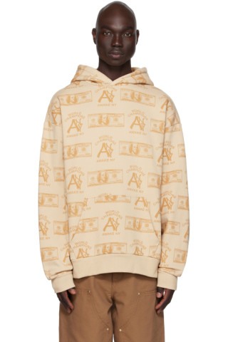 Awake NY Bold A Pullover Hoodie / Beige – Livestock