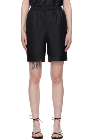 【関税込み】Loulou de Saison ブラック Zinia ショートパンツ 241473F088013_1.jpg