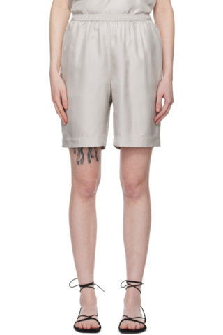 【関税込み】Loulou de Saison ブラック Zinia ショートパンツ LouLou De Saison Zinia ショートパンツ | ブラック | FARFETCH JP