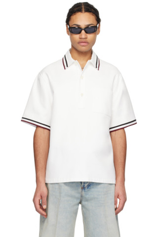 valentino メンズ　ポロシャツ　ホワイト　L 23SS 美品 241476M212000_1.jpg