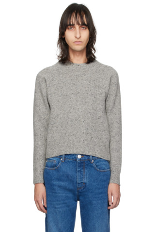 AMI Parisのグレー クルーネックセーターがセール中