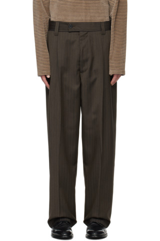 mfpen: Brown Patch Trousers | SSENSE Canada