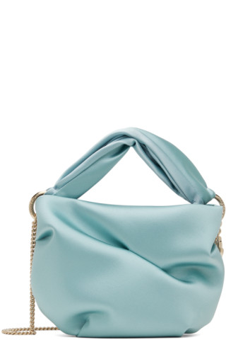 Jimmy Choo: Blue Bonny Bag | SSENSE Canada