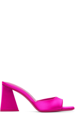 【関税込み】The Attico ピンク Mini Devon ミュール Pink Mini Devon Mules by The Attico on Sale