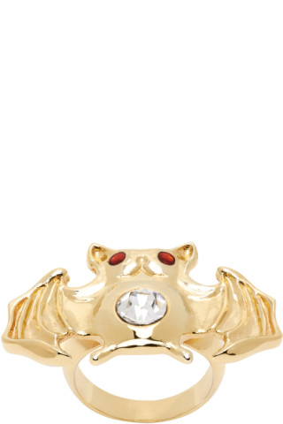【関税込み】Chopova Lowena ゴールド Eyes & Key リング 241529F024006_1.jpg