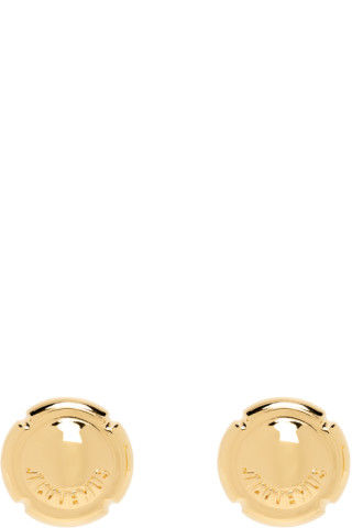 Les Sculpturesコレクション ゴールド Les Festiva ピアス JACQUEMUSのLes Sculpturesコレクション ゴールド Les Festiva