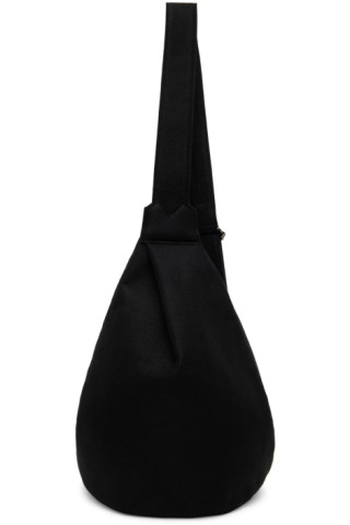 Black Discord Y Crossbody Bag by YOHJI YAMAMOTO on Sale Black Discord Y Crossbody Bag by YOHJI YAMAMOTO on Sale