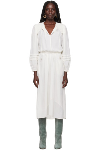 Isabel Marant Etoile: Off-White Lydia Midi Dress | SSENSE