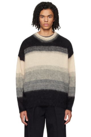 Isabel Marant: Off-White & Black Drussellh Sweater | SSENSE