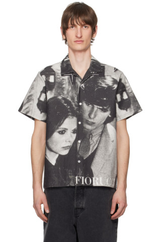 Fiorucci: Gray & Black Massimo Shirt | SSENSE