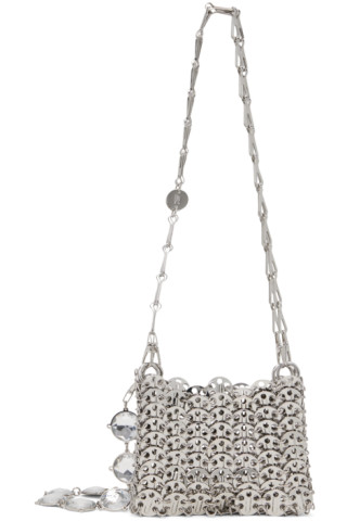 Rabanne: Silver Nano 1969 Bag | SSENSE