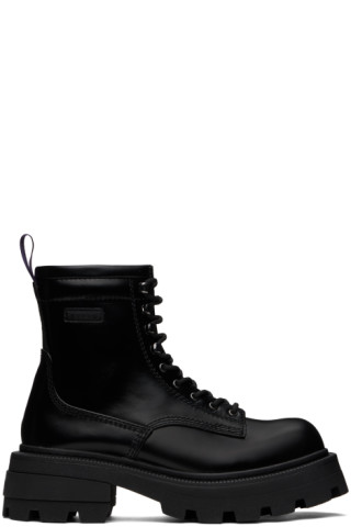EYTYS: Black Michigan Boots | SSENSE Canada