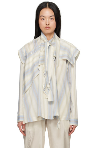 【関税込み】LEMAIRE オフホワイト Minimal フーディ 241646F107008_1.jpg