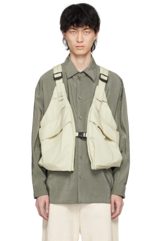 美品　LEMAIRE ベスト グレー LEMAIREのグレー マルチポケット ベストがセール中