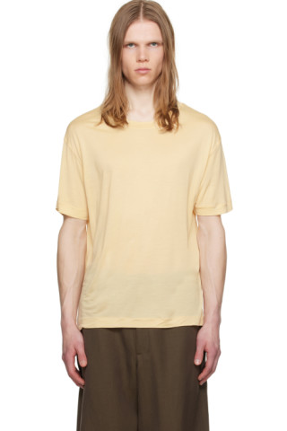 【関税込み】LEMAIRE オレンジ ソフト Tシャツ 241646M213013_1.jpg
