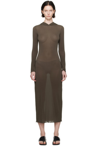 【関税込み】Paloma Wool ブラウン Mob ミディアムドレス Paloma Woolのブラウン Mob ミディアムドレスがセール中
