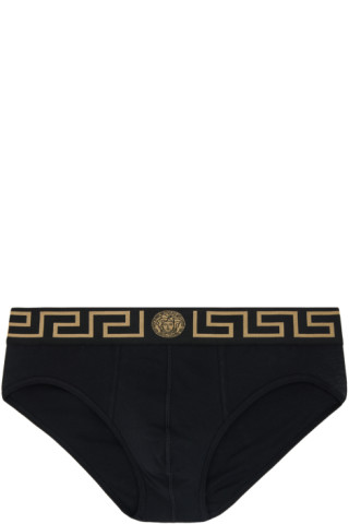 Versace Greek Key Low-Rise Briefs