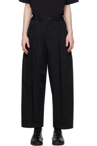 Black Box Pleat Trousers by SAGE NATION on Sale