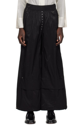 [LOW CLASSIC] / ☆ 24FW CONTRAST BANDING PANTS / BROWN LOW CLASSIC
