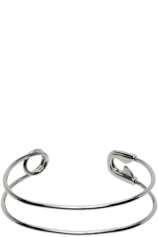 VETEMENTS - Silver Safety Pin Bracelet