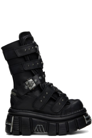 vetements　New Rock ポインテッドトゥブーツ VETEMENTSのNew Rockエディション ブラック Gamer ブーツがセール中