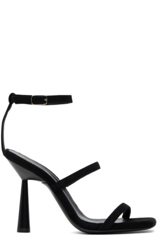 GIABORGHINI】 LEATHER ANKLE STRAP サンダル GIABORGHINI シルバー