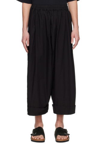Black 'The Baker' Trousers by Toogood on Sale