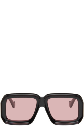 LOEWE: Black Paula's Ibiza Dive In Mask Sunglasses