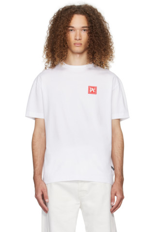 Tシャツ・カットソー Palm Angels PALM SKI CLUB T-SHIRT (PWAA017_R24JER0020110) Palm Angels Palm Ski Club Loose T-Shirt White | END. (JP)