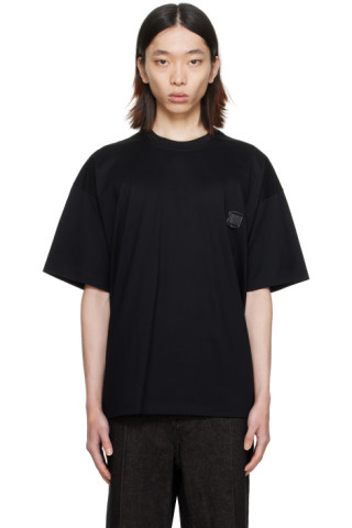 【関税込み】WOOYOUNGMI ブラック City グラフィックTシャツ 241704M213022_1.jpg