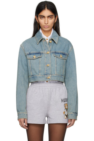 Moschinoのブルー Teddy デニムジャケットがセール中