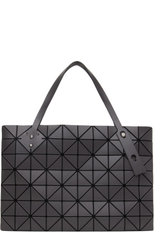 BAO BAO ISSEY MIYAKE - Gray Small Rock Matte Tote