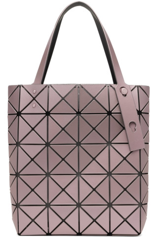 BAO BAO ISSEY MIYAKE: Pink Lucent Boxy Tote | SSENSE Canada