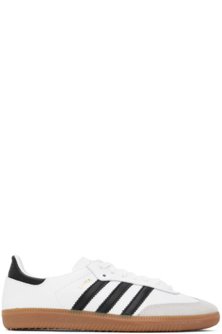 adidas Originals - White & Black Samba Decon Sneakers