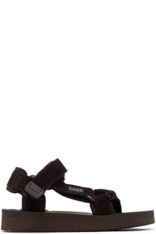 Brown DEPA-V2S Sandals by SUICOKE on Sale Brown DEPA-V2S Sandals by SUICOKE on Sale