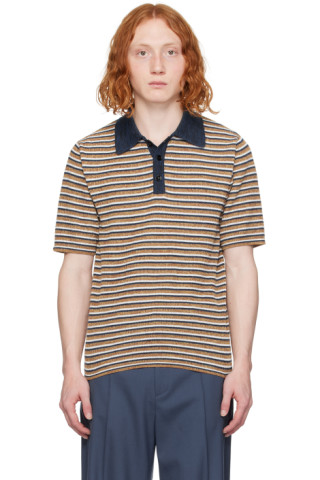 70s French Navy Basque Shirt ⑥ 70s French Navy Basque Shirt ⑥
