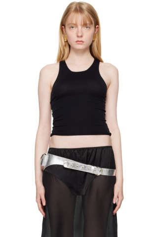 Black Galu Tank Top by Gimaguas on Sale