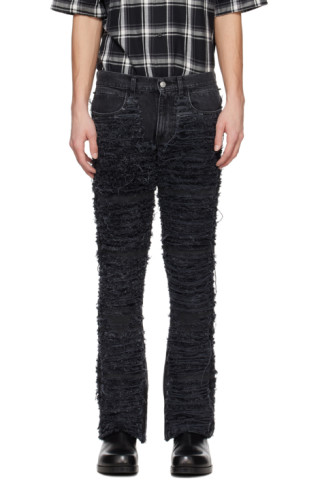 1017 ALYX 9SM: Black Blackmeans Edition Jeans | SSENSE 1017 ALYX 9SM: Black Blackmeans Edition Jeans | SSENSE