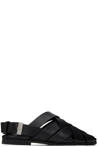 関税込【Bottega Veneta】ブラック Alfie サンダル Alfie ブラック（黒）系 BOTTEGA VENETA(ボッテガヴェネタ