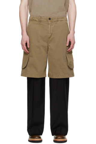 Très Bien - Our Legacy Mount Shorts Parachute Poplin Metallic Sand