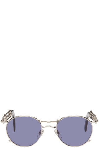 Jean Paul Gaultier: シルバー 56-0174 サングラス | SSENSE 日本 Jean Paul Gaultier: シルバー 56-0174 サングラス | SSENSE 日本