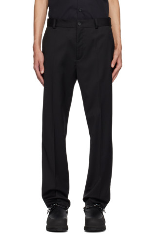 Han Kjobenhavn: Black Single Suit Trousers | SSENSE