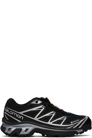 Salomon: Black XT-6 GORE-TEX Sneakers | SSENSE Salomon: Black XT-6 GORE-TEX Sneakers | SSENSE