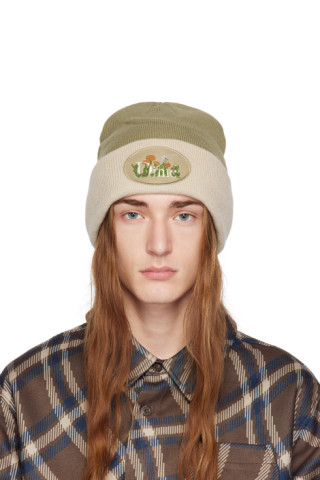 Dime: Beige Classic Allergie Fold Beanie | SSENSE