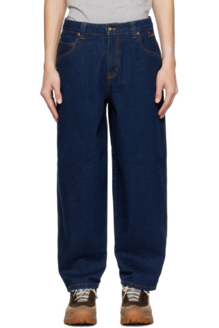 Dime: Indigo Baggy Jeans | SSENSE