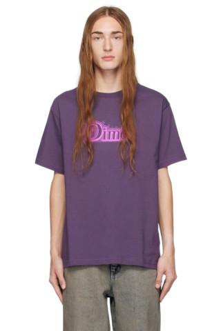 大人気ブランド】Dime Tシャツ ロゴプリント パープル ビッグサイズ XL ...