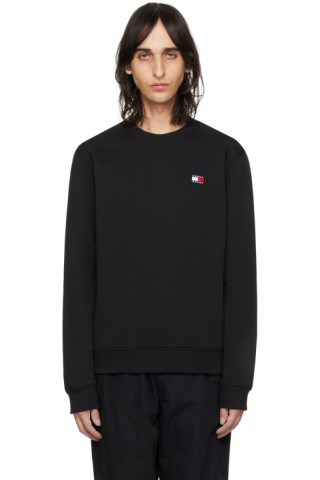 Tommy jeans black sweatshirt outlet