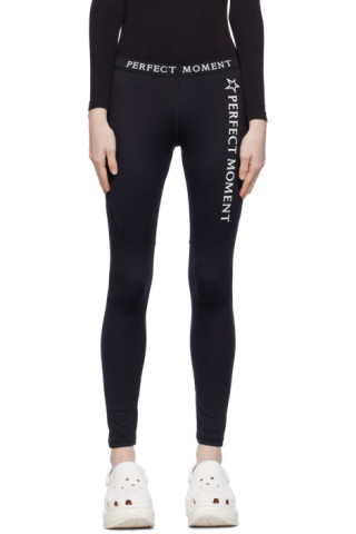 Ladies Thermal Leggings Black S M L